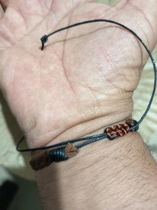 Pack 3 Pulseras Cuero Trenzado Hechas a Mano