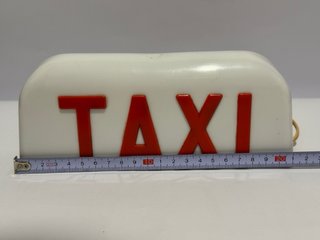 Insegna TAXI luminosa vintage anni '70 '80