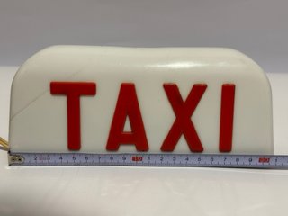 Insegna TAXI luminosa vintage anni '70 '80
