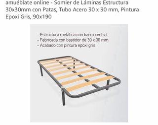 URGE!! Somier con patas