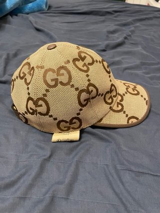 Gorra Gucci Talla M 57cm Beige Marrón