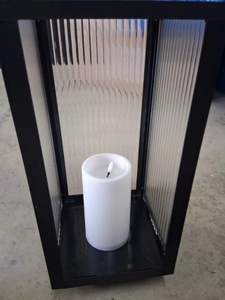 Farol LED GULDSMED A22xL22x48cm Negro