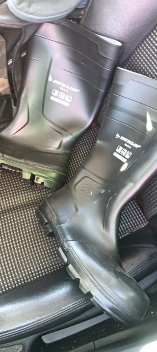 Botas de agua Dunlop negras nuevas