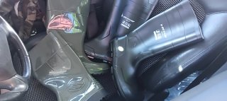 Botas de agua Dunlop negras nuevas