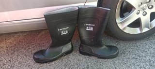 Botas de agua Dunlop negras nuevas