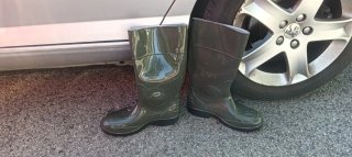 Botas de agua Dunlop negras nuevas