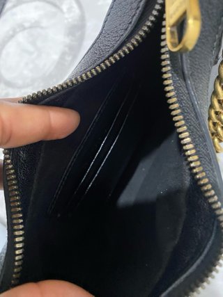 Bolso Gucci Negro Cadena Dorada