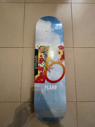 Tabla Skate Plan B 8,25 Flores y Cielo