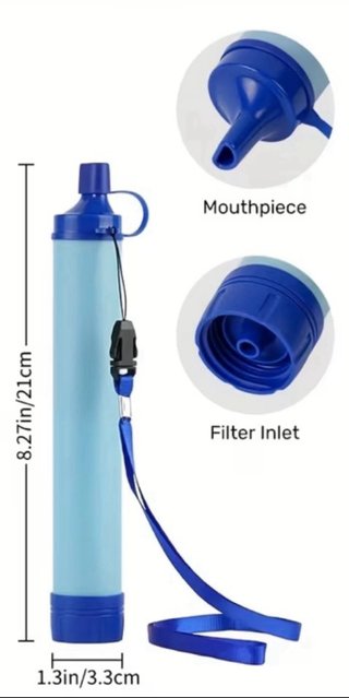 Filtro de agua personal portátil