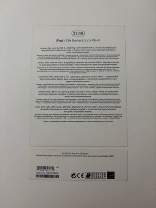 iPad 8ª Gen Dorado