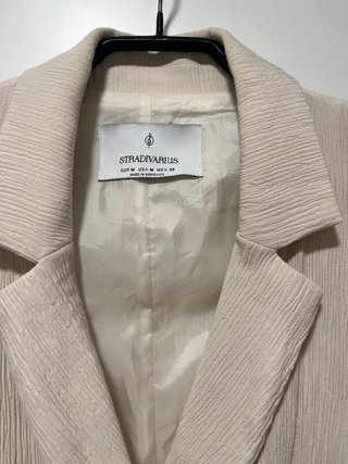 Chaleco largo sastrero beige