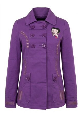 Gabardina Morada Betty Boop