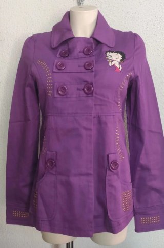 Gabardina Morada Betty Boop