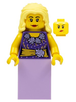 Minifigura LEGO Músico con fajín dorado