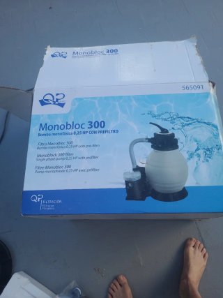 Depuradora de agua para piscina