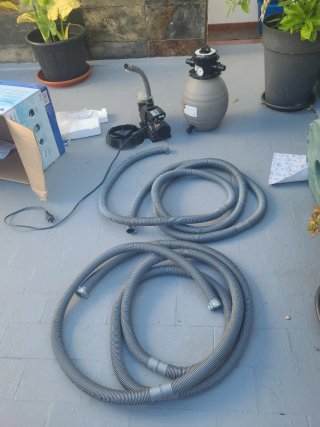 Depuradora de agua para piscina
