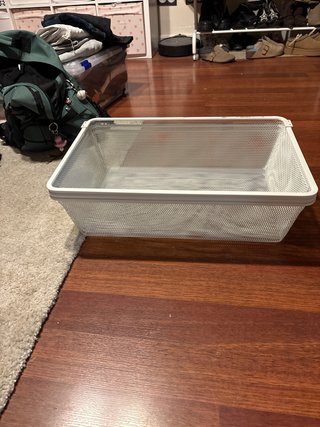 4 Cassettiera BOAXEL IKEA Bianca Metallizzata