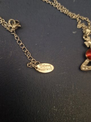 Collar Corazón Orb Vivienne Westwood Rojo