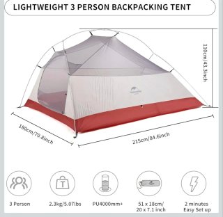 Tienda Naturehike Cloud UP 3