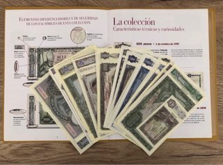 3 libros colec El papel de la Peseta I&II billetes