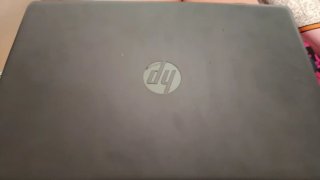 Funda portátil HP mármol rosa y blanco