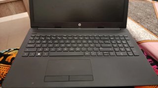 Funda portátil HP mármol rosa y blanco