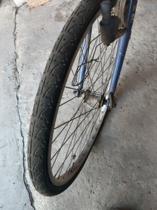 Bicicleta azul para niña/mujer