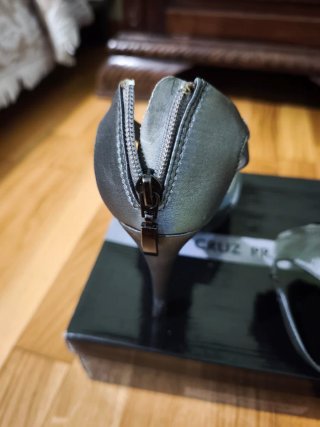 Sandalias fiesta T.37 Gris Plomo