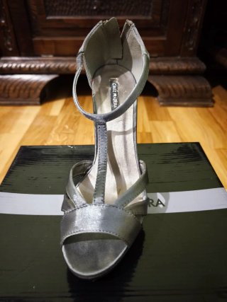 Sandalias fiesta T.37 Gris Plomo