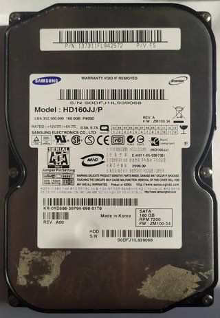 Disco duro Samsung 160 GB