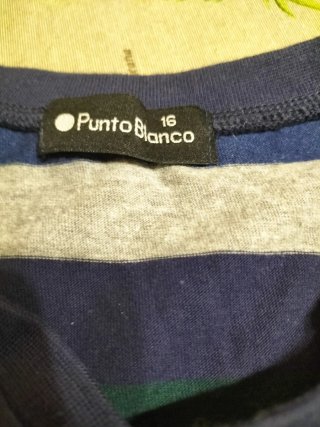 Pijama  niño rayas Talla 16