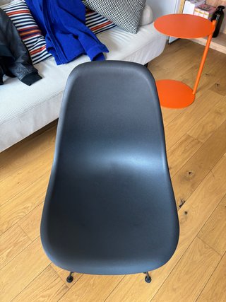 4 Sillas Estilo Escandinavo Negras