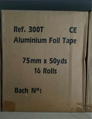 Cinta de Aluminio 75mm