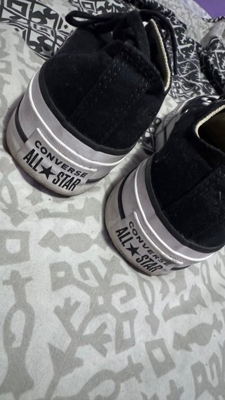 Converse negras plataforma