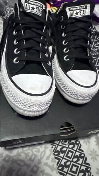 Converse negras plataforma