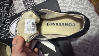 Converse negras plataforma