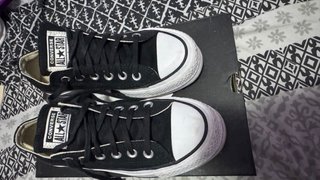 Converse negras plataforma