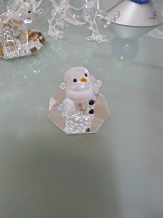Figura Bailarina Cristal Swarovski Azul
