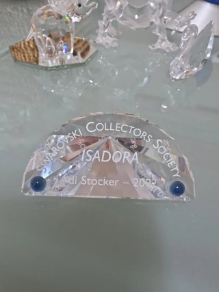 Figura Bailarina Cristal Swarovski Azul