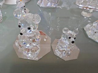 Figura Bailarina Cristal Swarovski Azul