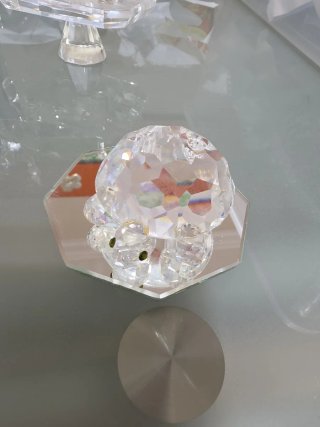 Figura Bailarina Cristal Swarovski Azul