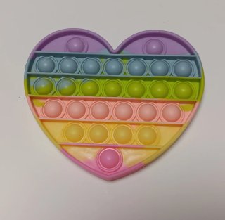 Juego sensorial corazón antiestrés silicona