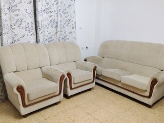 Sofá y sillones beige