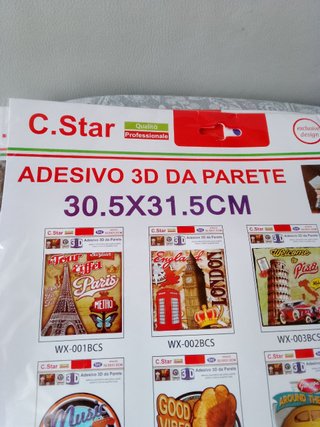 Adesivo 3D C.Star Railroad Old Times