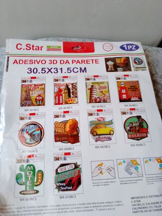 Adesivo 3D C.Star Railroad Old Times