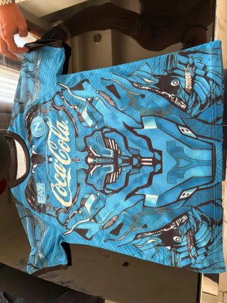 Maglia Napoli Calcio Cyborg Azzurra o Nera