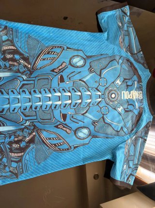 Maglia Napoli Calcio Cyborg Azzurra o Nera