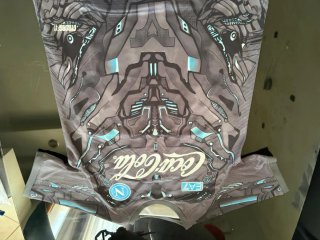 Maglia Napoli Calcio Cyborg Azzurra o Nera