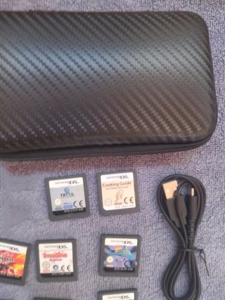 Nintendo DS Lite Verde y juegos