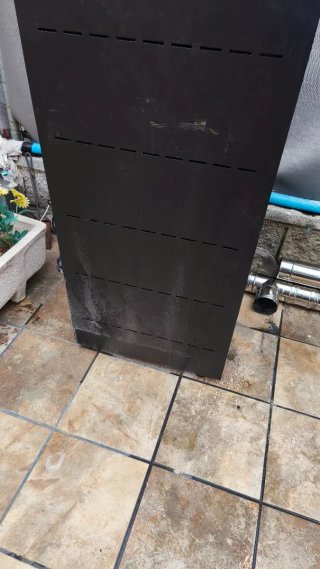 Termoestufa Pellets Clima Verde Negra